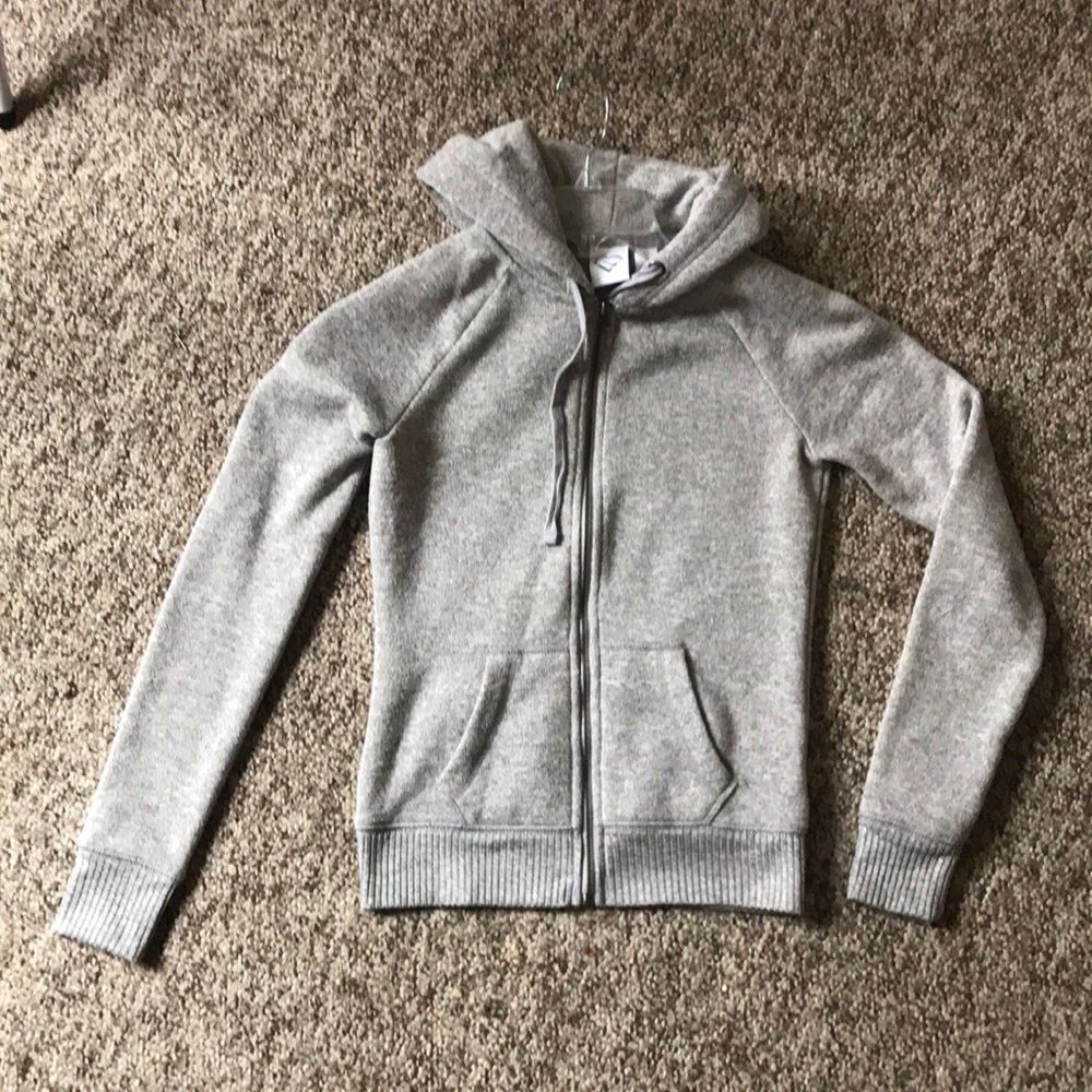 Gray knit hoodie sweatshirt. Aeropostale